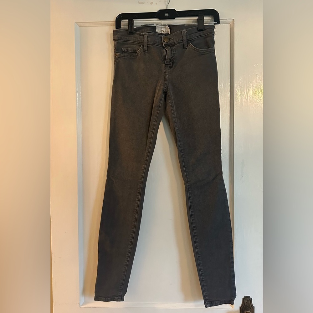 Current Elliott skinny ankle vintage black. size 27.